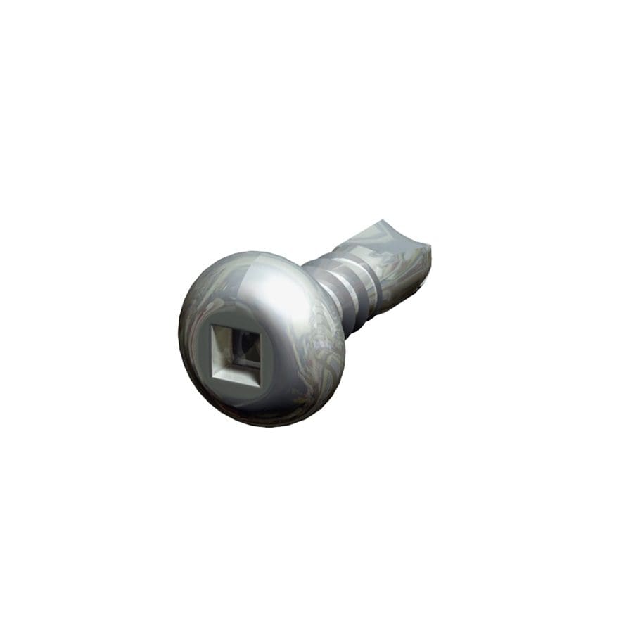 Stainless steel self-drilling screws for fastening joist to pedestal