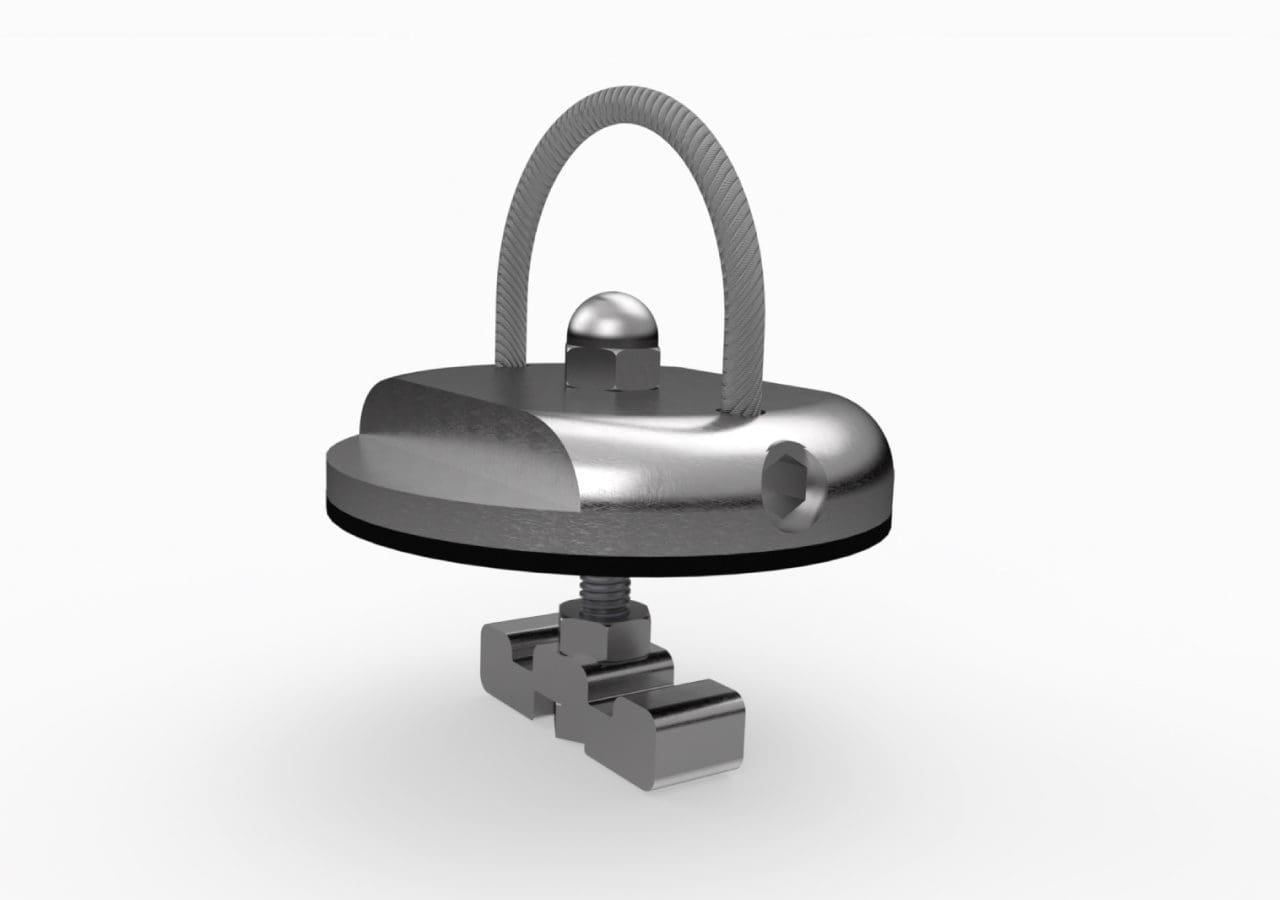 Easily installed, repositioned, and removed, the furniture anchor secures outdoor furniture to prevent wind uplift and movement as per guidance given in BS 8579:2020.