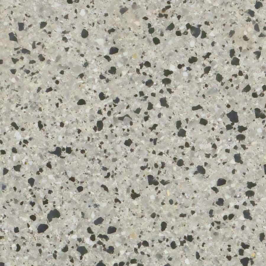Silver grey smooth concrete paving finish