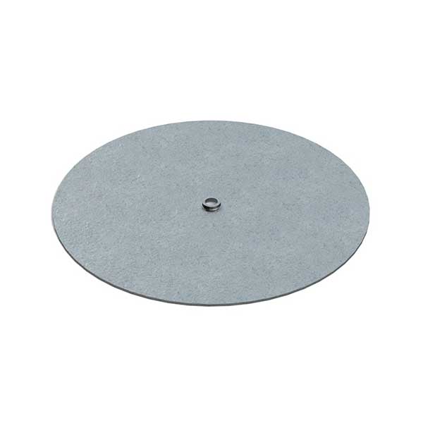 For applications where the substrate requires lower point pressure, the 170mm circular spreader plate can be attached to the underside of the pedestal base