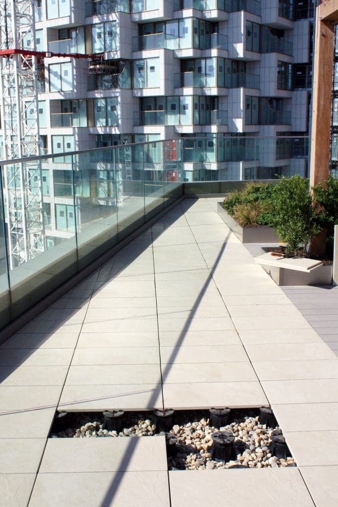Paving and pedestals