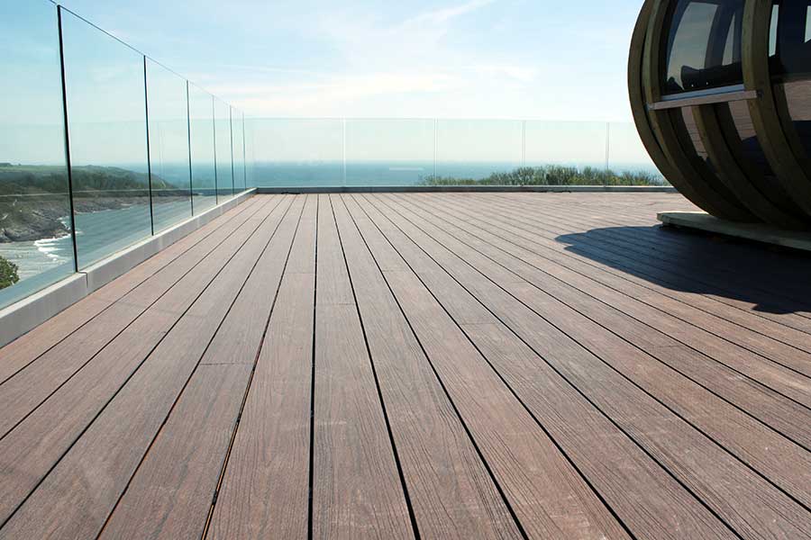 composite decking roof terrace